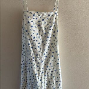 American Eagle Outfitters Blue Floral Mini Dress